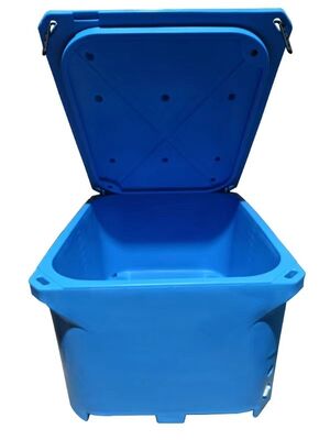 Caja de refrigeración rotomoldada rectangular grande de 1000L para almacenamiento aislado y transporte