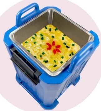 comida aislada productos Pan Carriers For Hot Food de 50L Rotomoulded
