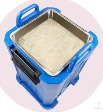 comida aislada productos Pan Carriers For Hot Food de 50L Rotomoulded