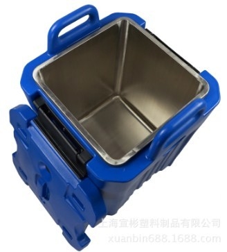 comida aislada productos Pan Carriers For Hot Food de 50L Rotomoulded