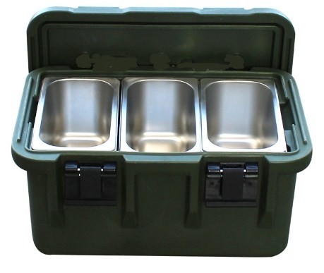 33L aisló los envases de transporte de la comida GN Pan With Seal Carrier