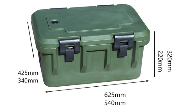 33L aisló los envases de transporte de la comida GN Pan With Seal Carrier