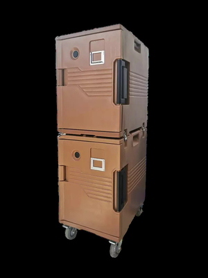 La cocina Rotomolded aisló el calentador de la caja de la comida que cargaba a GN Pan Carrier 120L