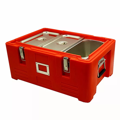 GN de acero inoxidable aisló la caja termal 30L de Pan Carrier Rotomold Plastic PE de la comida