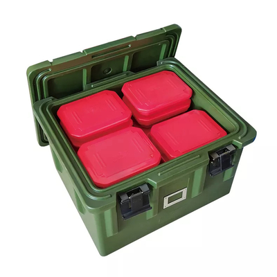 El envase de transporte plástico de la categoría alimenticia Roto moldeó el cargador termo de la fiambrera