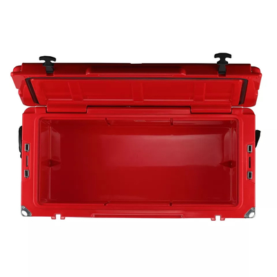 Refrigerador rodado plástico de la caja de hielo de Rotomolded de la prenda impermeable 135QT