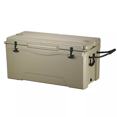 Caja más fresca aislada plástica del hielo de los productos duros al aire libre de Rotomoulded 135 litros