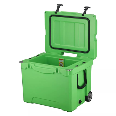 los refrigeradores de 40L Rotomolded hielan la caja del pecho con resumirse las ruedas de la manija