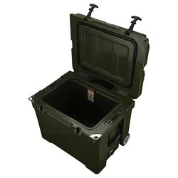 Compartimiento remolcable 40L de los pescados de Rotomoulded de la prenda impermeable de los productos de la caja plástica dura del refrigerador