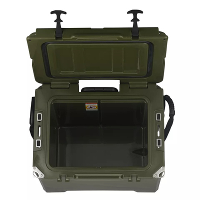Compartimiento remolcable 40L de los pescados de Rotomoulded de la prenda impermeable de los productos de la caja plástica dura del refrigerador