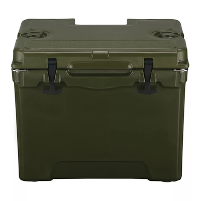 Compartimiento remolcable 40L de los pescados de Rotomoulded de la prenda impermeable de los productos de la caja plástica dura del refrigerador