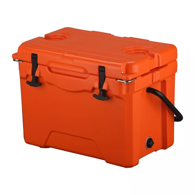 Productos portátiles de Rotomoulded del pecho de hielo de la entrega que ruedan la caja 25L del refrigerador del transporte