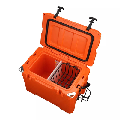 Productos portátiles de Rotomoulded del pecho de hielo de la entrega que ruedan la caja 25L del refrigerador del transporte