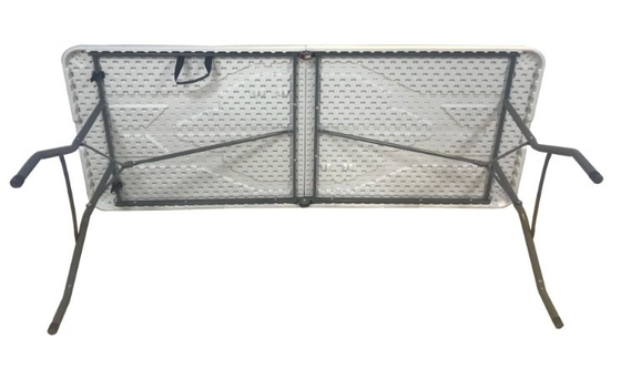 Portátil al aire libre interior plástico para uso general resistente de la silla de tabla plegable que acampa los 6ft