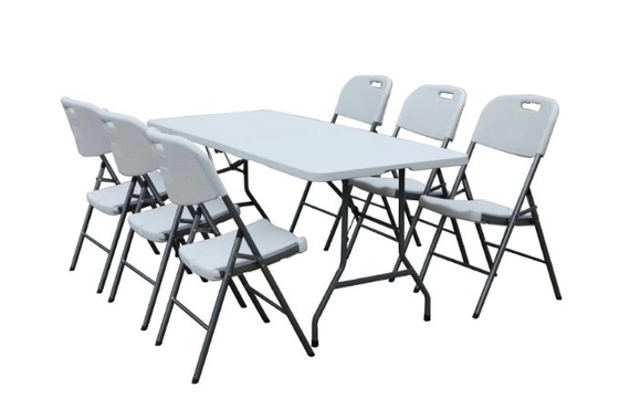 Tabla de plegamiento portátil al aire libre de la fiesta de jardín de la mesa de comedor que acampa