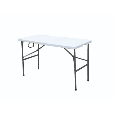 silla de tabla plástica blanca ajustable de plegamiento de la comida campestre de los 4ft para el acontecimiento para el jardín al aire libre