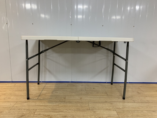silla de tabla plástica blanca ajustable de plegamiento de la comida campestre de los 4ft para el acontecimiento para el jardín al aire libre
