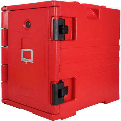 Transportador de bandejas para alimentos calientes y rápidos de 90L, caja aislante para transporte de alimentos