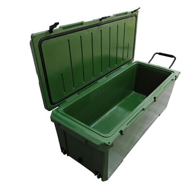 240QT Caja de refrigeración moldeada por rotación para pesca y acampar