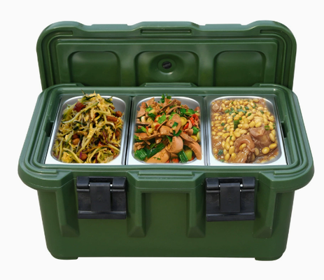 Contenedor de alimentación apuntable portátil aislado de 30L para el almacenamiento de alimentos fríos calientes