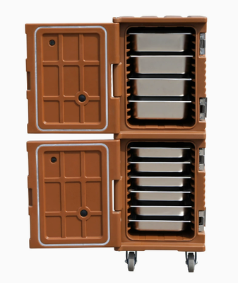 Caja de restauración de carga pesada de 180L Contenedor aislado de transporte de alimentos de grado industrial con marco reforzado