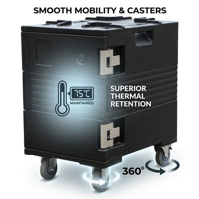 Caja de transporte térmico de sopa a granel con un solo compartimiento GN 1/1 Compatible