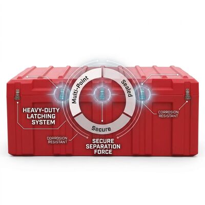 Caja de herramientas rotomoldada compacta de 400 mm IP65 resistente al agua y al polvo
