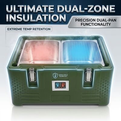 Porta alimentos isotérmico de 45L con retención de calor, GN Pan, caja de transporte térmico para catering