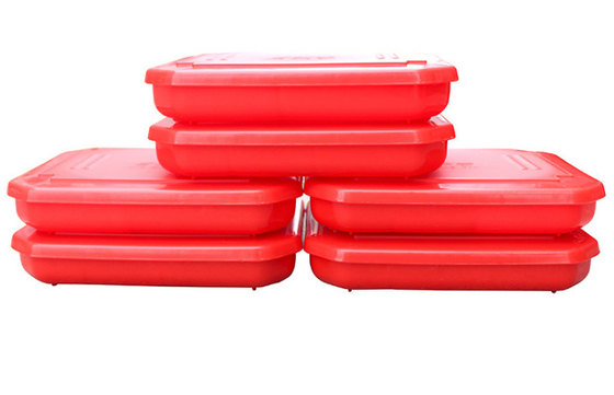 Bandejas plásticas reutilizables del almuerzo de los niños para el abastecimiento de los grupos sociales