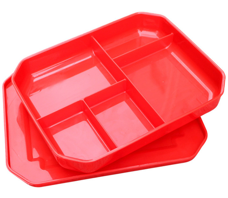 Bandejas plásticas reutilizables del almuerzo de los niños para el abastecimiento de los grupos sociales