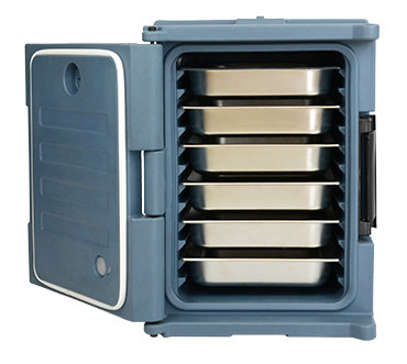 portador de 90L Front Loading Insulated Food Pan 6 capas