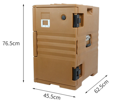 120L Front Loading Rotomoulded Products GN critica la caja caliente aislada con las ruedas