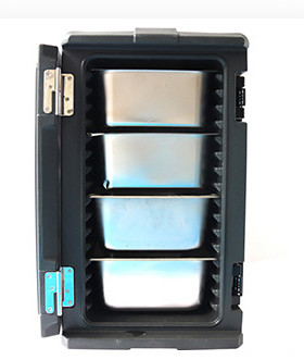 120L Front Loading Rotomoulded Products GN critica la caja caliente aislada con las ruedas