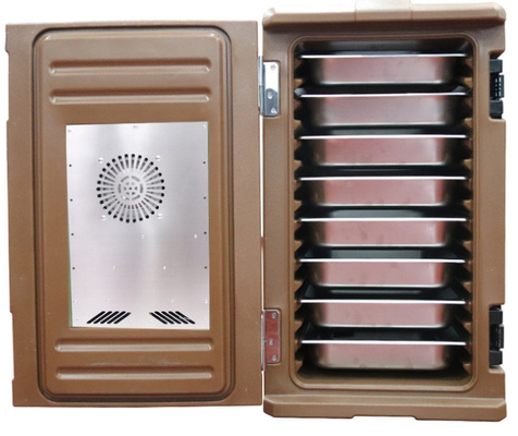 Portador móvil 120L de Front Loading Insulated Food Pan