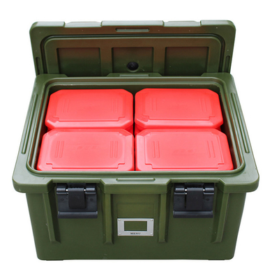Almuerza la caja terma 70L del transporte con las manijas ergonómicas