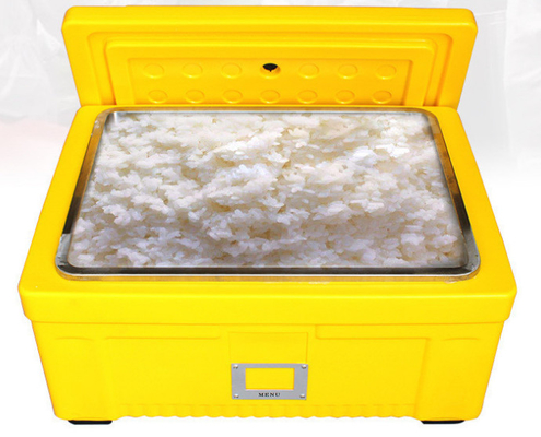 Envase de comida aislado caja terma del transporte del PE 40L Rotomolded