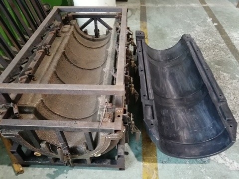 Moldeado rotatorio de aluminio del OEM que equipa el molde plástico de la barrera del tráfico
