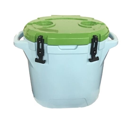 Pecho de hielo redondo de los productos al aire libre de Rotomoulded que acampa 25L