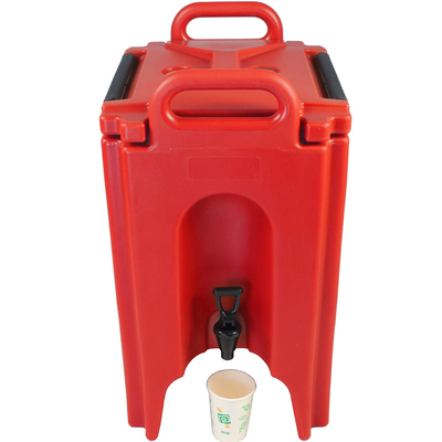 20L rojo aisló el rasguño caliente del dispensador de la bebida resistente