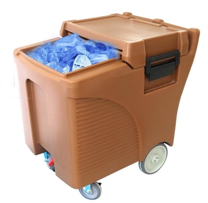 Carrito comercial On Wheels del hielo de la categoría alimenticia LLDPE 125L