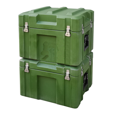 Caja de almacenamiento plástica impermeable de Rotomolded, contenedor de almacenamiento militar de LLDPE