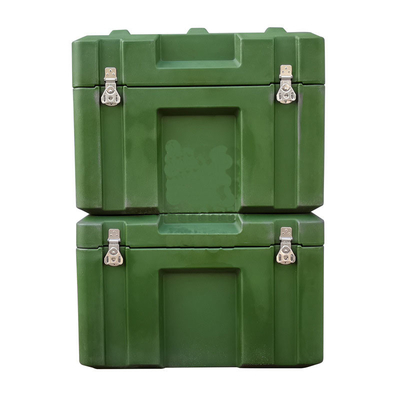 Caja de almacenamiento plástica impermeable de Rotomolded, contenedor de almacenamiento militar de LLDPE