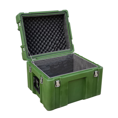 Caja de almacenamiento plástica impermeable de Rotomolded, contenedor de almacenamiento militar de LLDPE
