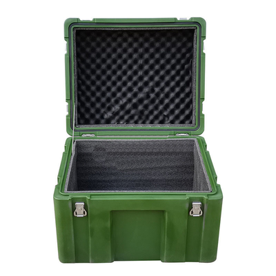Caja de almacenamiento plástica impermeable de Rotomolded, contenedor de almacenamiento militar de LLDPE