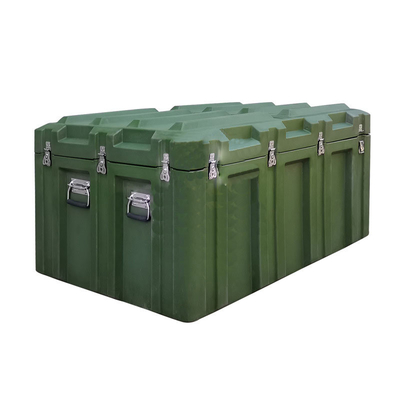 Roto impermeable moldeó la caja de almacenamiento, caja de arma plástica militar de LLDPE