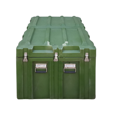 Roto impermeable moldeó la caja de almacenamiento, caja de arma plástica militar de LLDPE