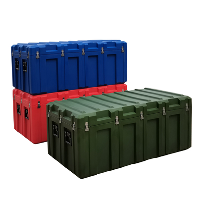 Caja de herramientas de Rotomolded del estándar militar, estuches rígidos de sobra militares a prueba de polvo