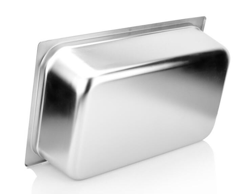 1/3 Gastronorm de acero inoxidable Pan Ice Cream Buffet Container