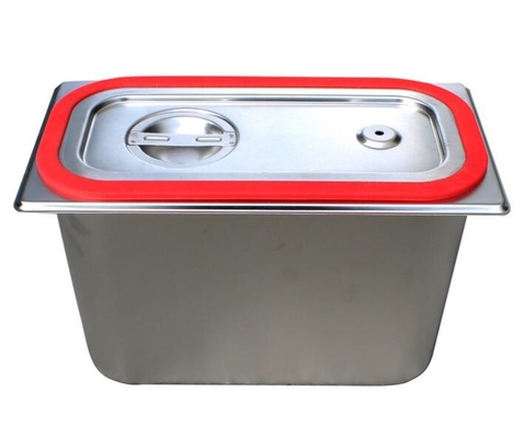 Comida de acero inoxidable Pan With Lid, cacerola de acero inoxidable de la cocina del buffet