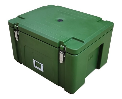 Gabinete militar 60L del arroz del ejército de los contenedores de almacenamiento de la comida del aislamiento de la PU del PE